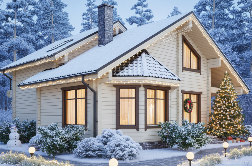 Дом из профилированного бруса VZ-414