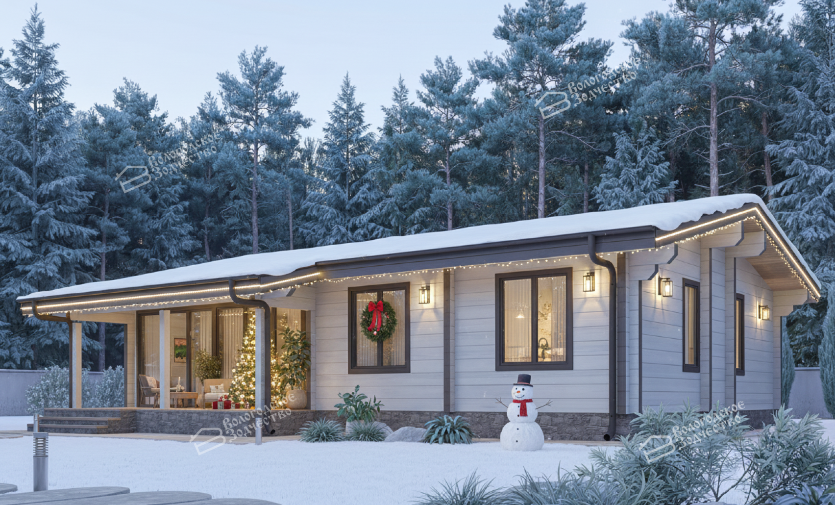 Дом из клееного бруса VZ-415