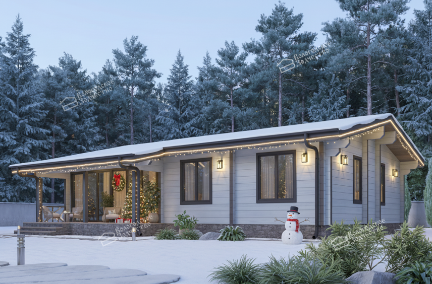 Дом из профилированного бруса VZ-415