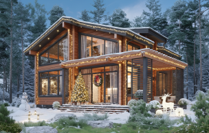Дом из клееного бруса VZ-420
