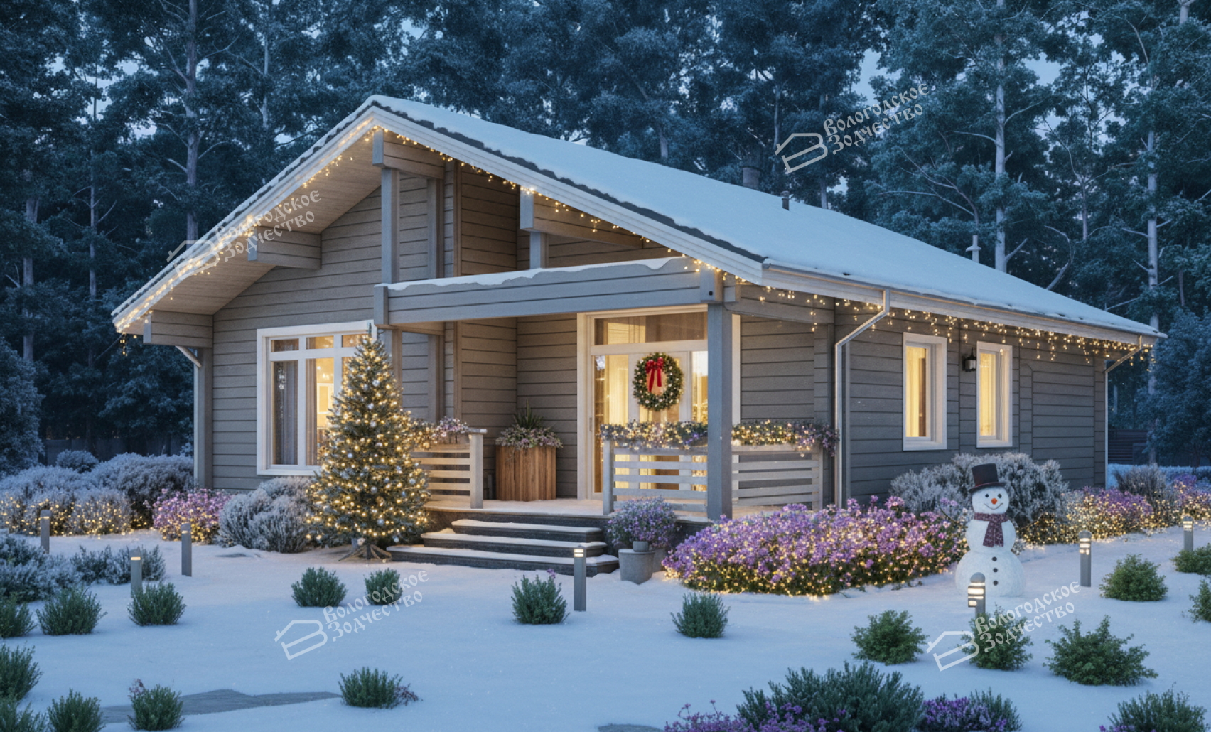 Дом из клееного бруса VZ-422