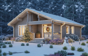 Дом из профилированного бруса VZ-422