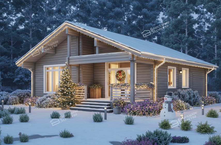 Дом из профилированного бруса VZ-422