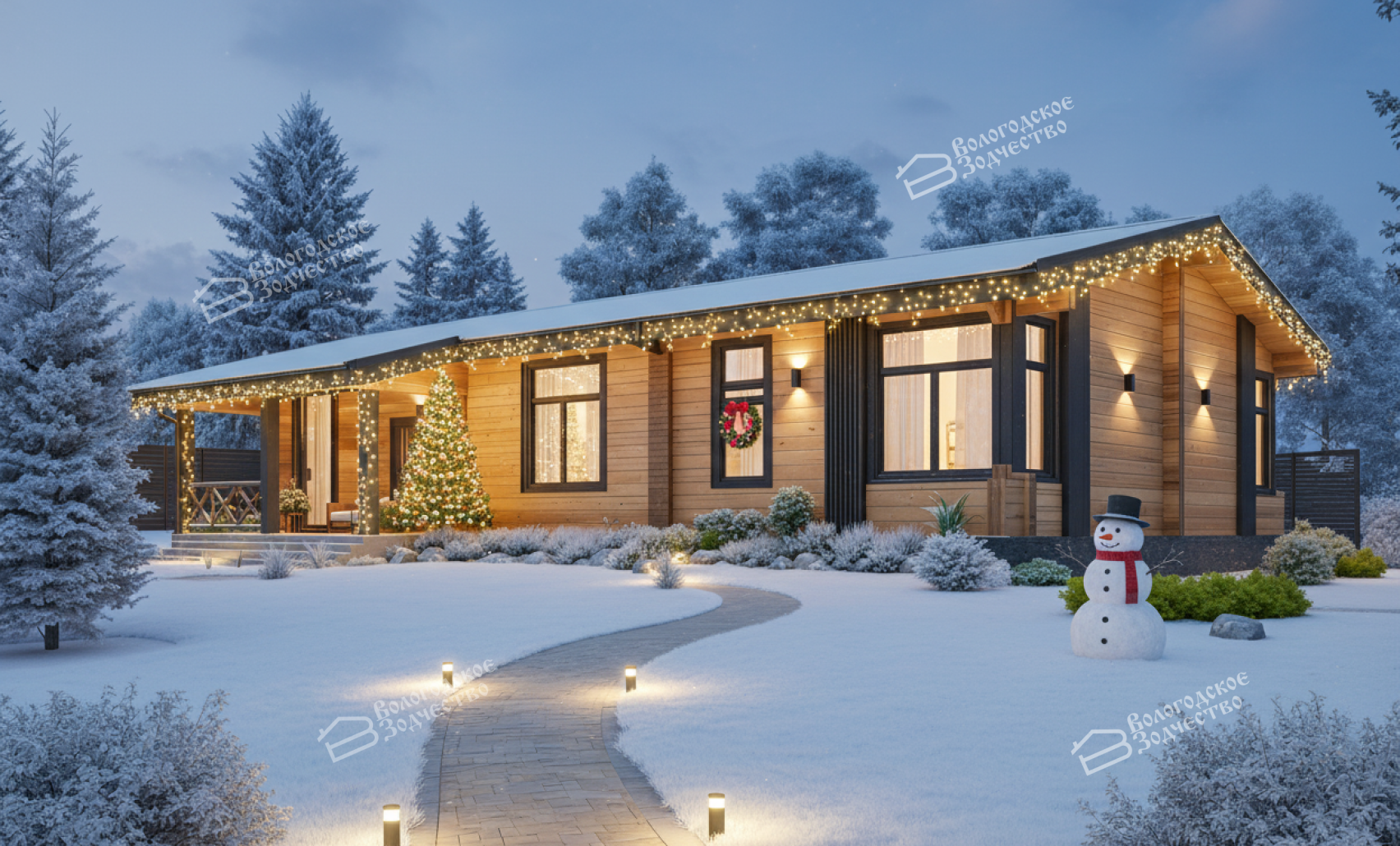 Дом из клееного бруса VZ-423