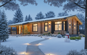 Дом из профилированного бруса VZ-423