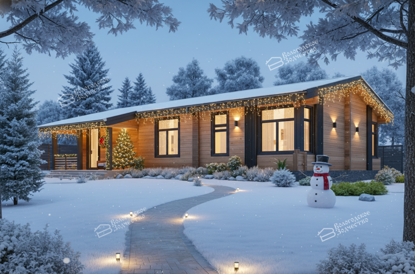 Дом из профилированного бруса VZ-423