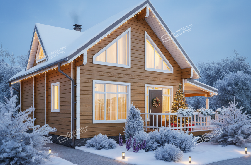 Дом из клееного бруса VZ-425