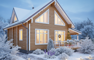 Дом из профилированного бруса VZ-425