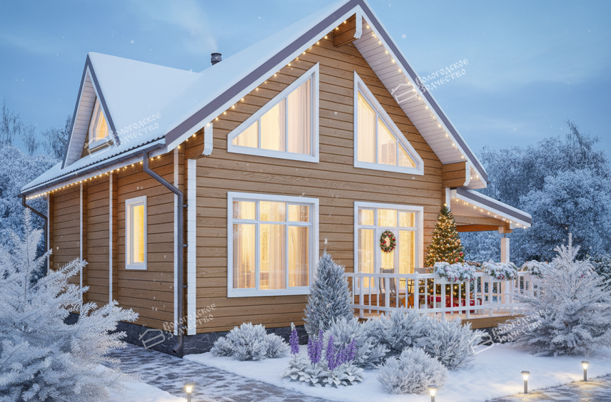 Дом из профилированного бруса VZ-425