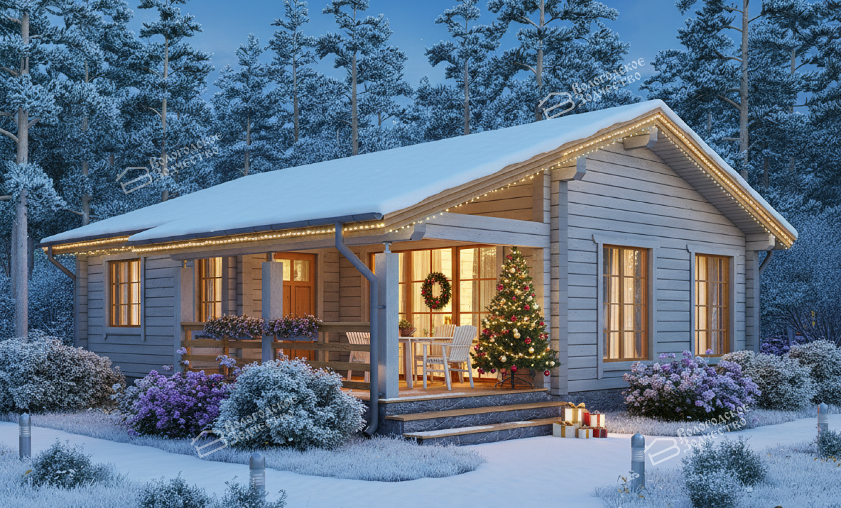 Дом из клееного бруса VZ-428