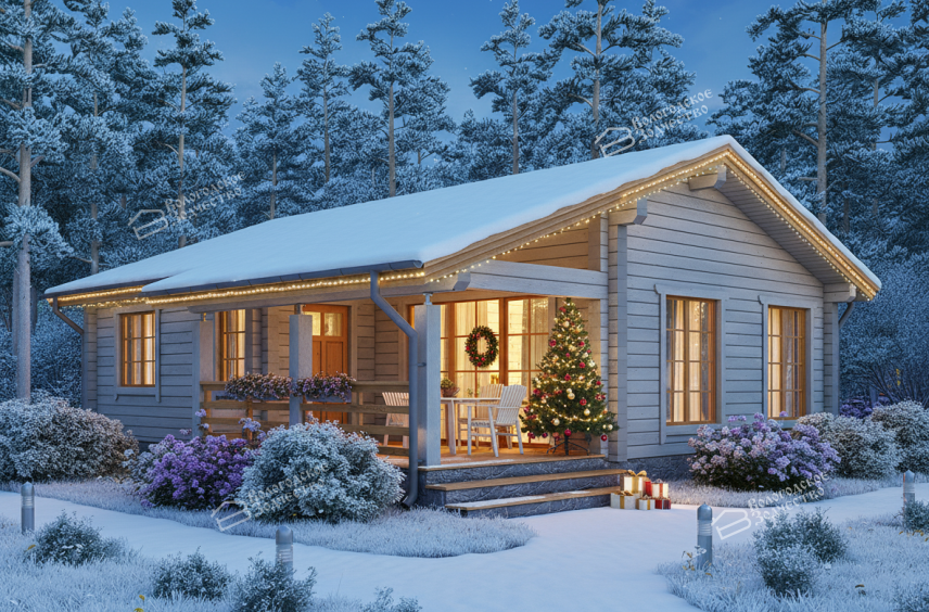 Дом из клееного бруса VZ-428