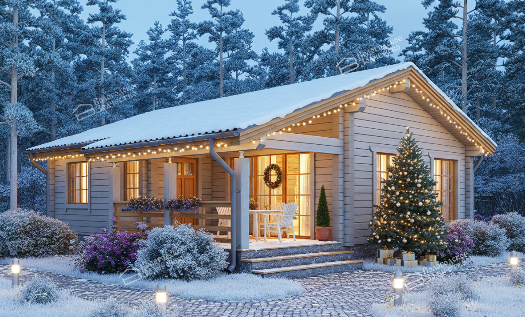 Дом из профилированного бруса VZ-428