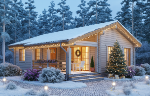 Дом из профилированного бруса VZ-428