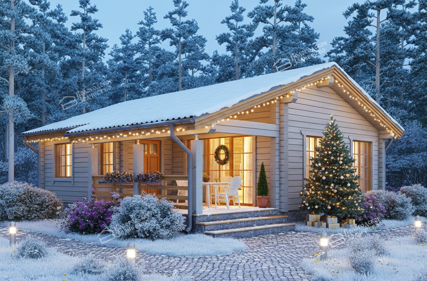 Дом из профилированного бруса VZ-428