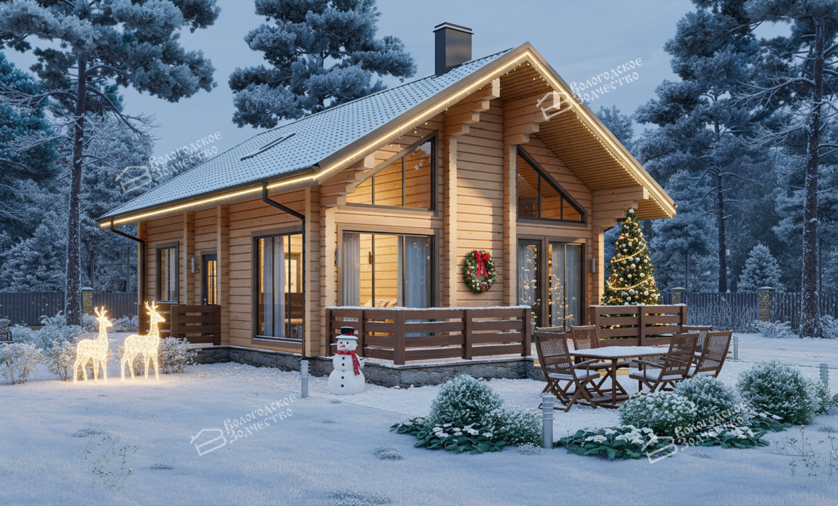 Дом из клееного бруса VZ-429