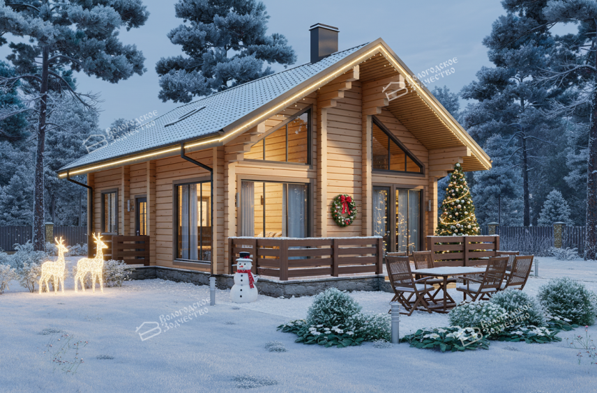 Дом из клееного бруса VZ-429