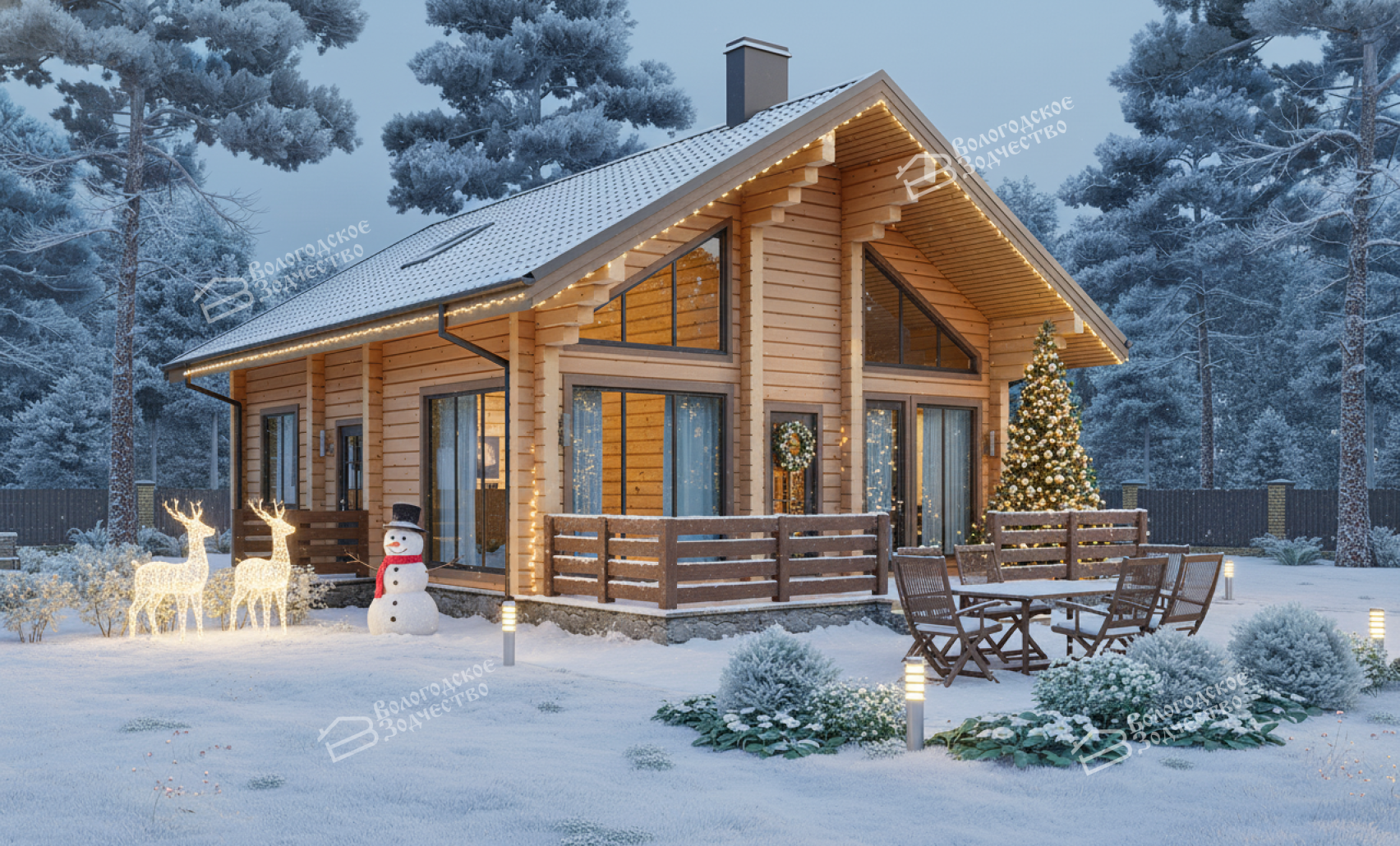 Дом из профилированного бруса VZ-429