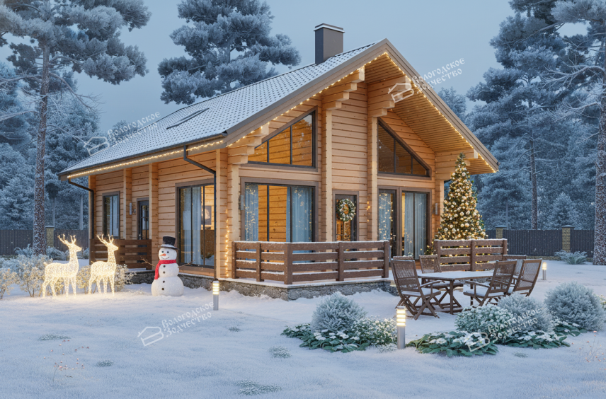 Дом из профилированного бруса VZ-429