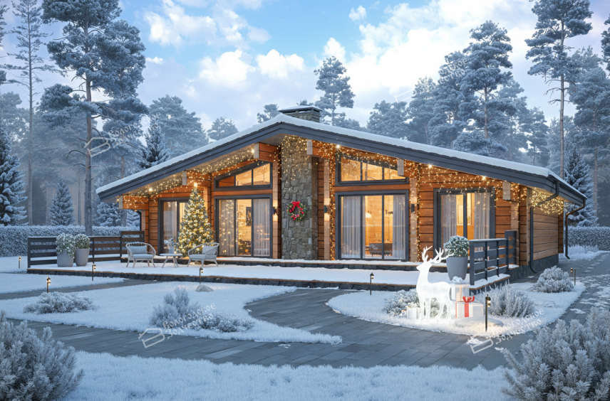 Дом из клееного бруса VZ-430 