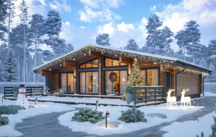 Дом из профилированного бруса VZ-431 