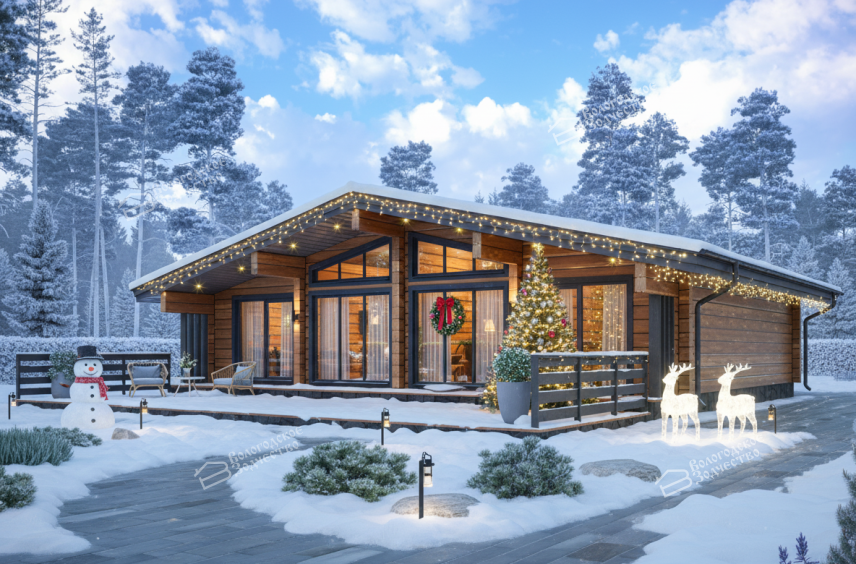 Дом из профилированного бруса VZ-431 