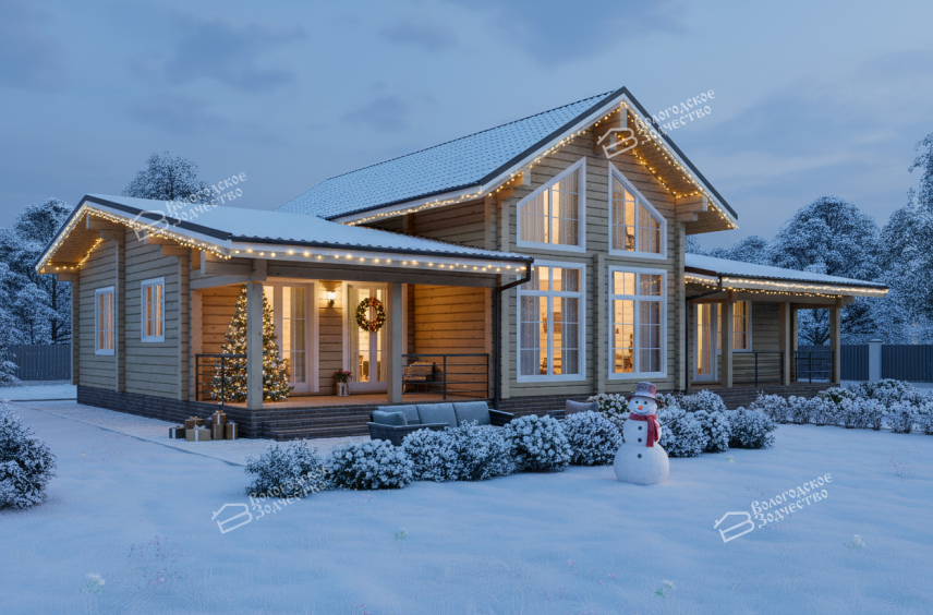 Дом из профилированного бруса VZ-462