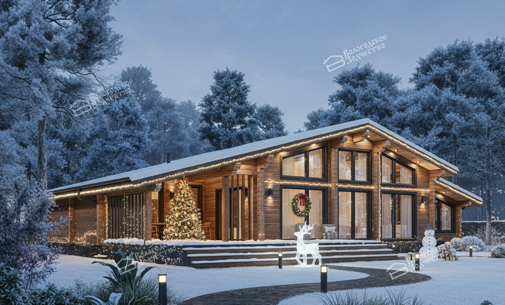 Дом из клееного бруса VZ-463