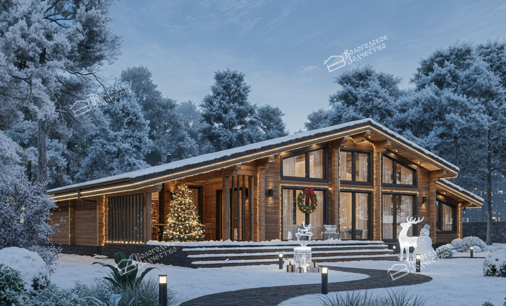 Дом из профилированного бруса VZ-463