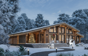 Дом из профилированного бруса VZ-463