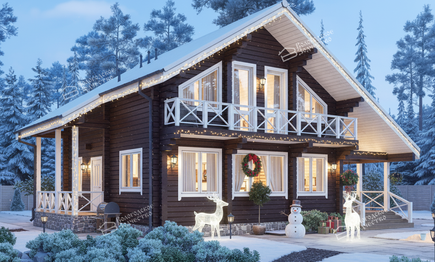Дом из клееного бруса VZ-470