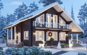 Дом из клееного бруса VZ-470