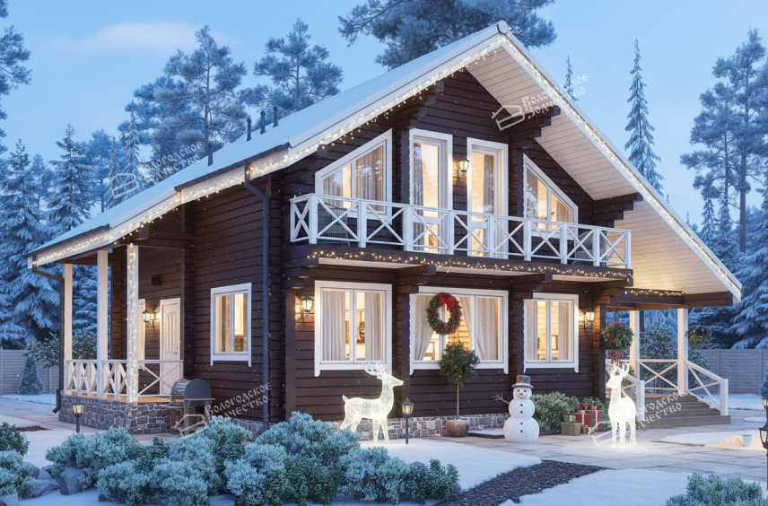 Дом из клееного бруса VZ-470