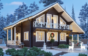 Дом из профилированного бруса VZ-470