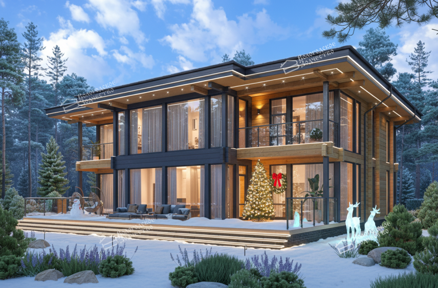 Дом из профилированного бруса VZ-472