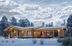 Дом из клееного бруса VZ-473