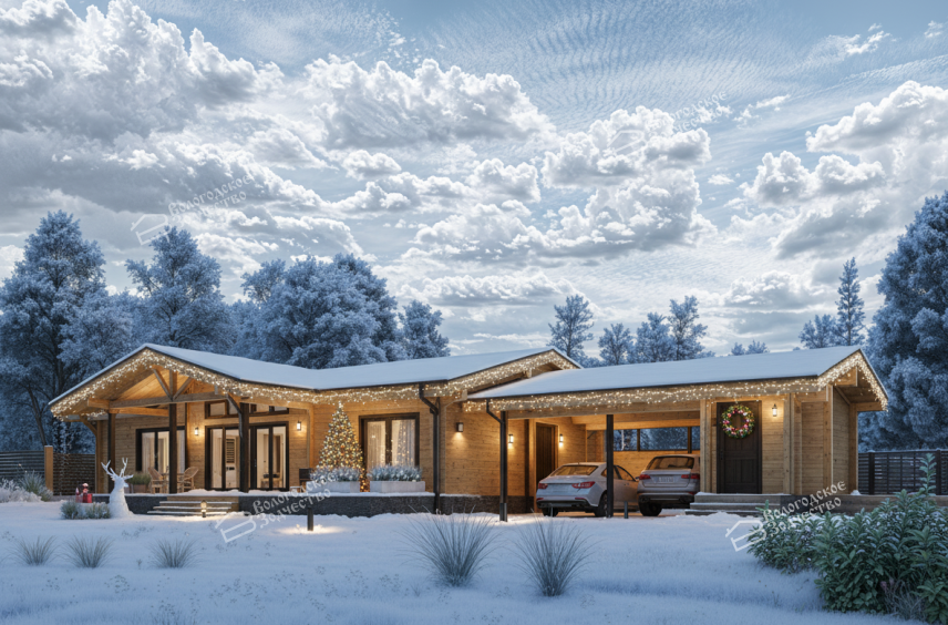 Дом из клееного бруса VZ-473