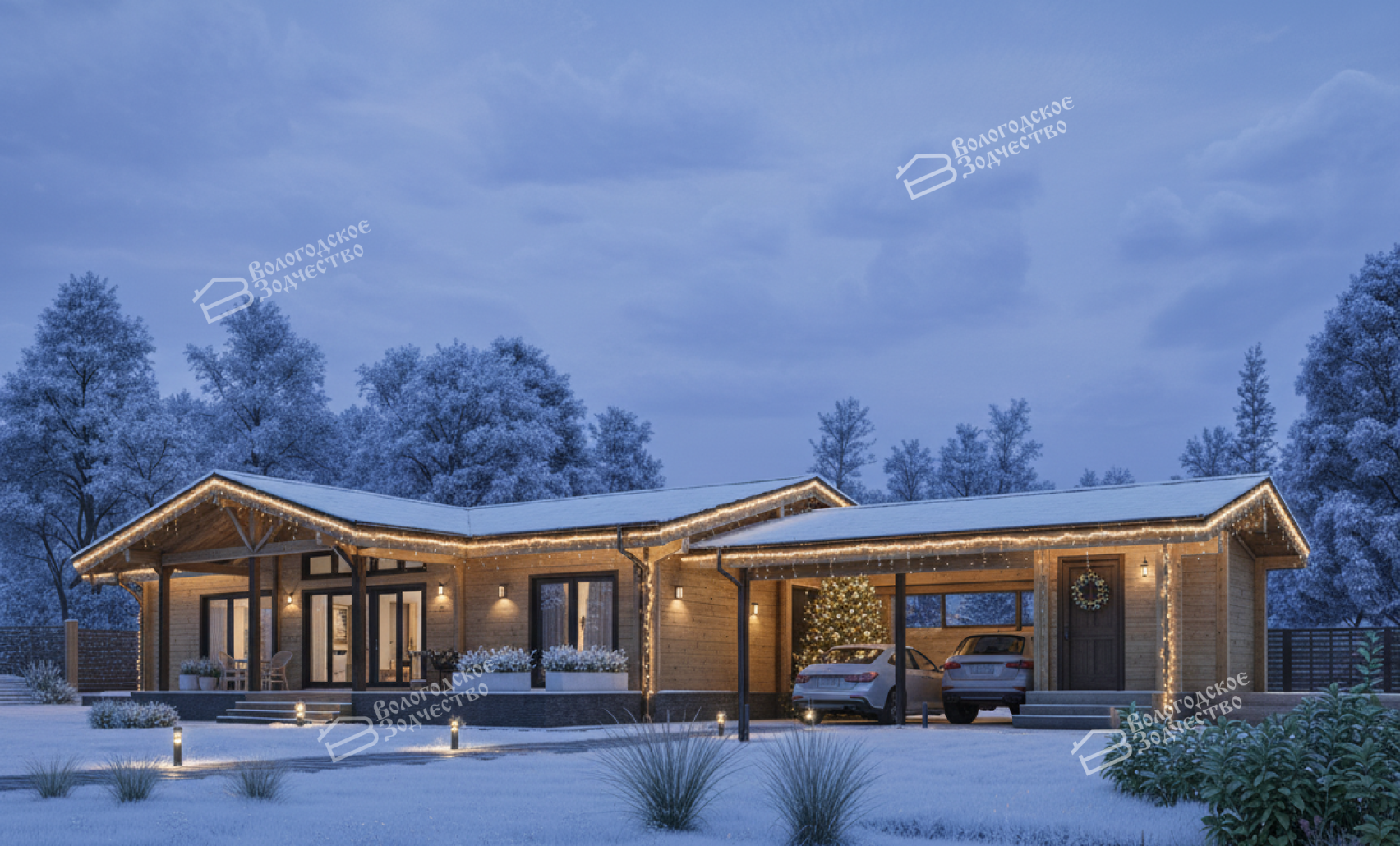 Дом из профилированного бруса VZ-473