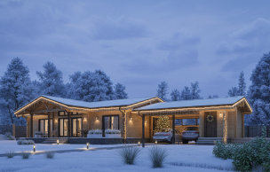 Дом из профилированного бруса VZ-473