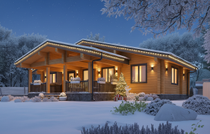 Дом из клееного бруса VZ-475