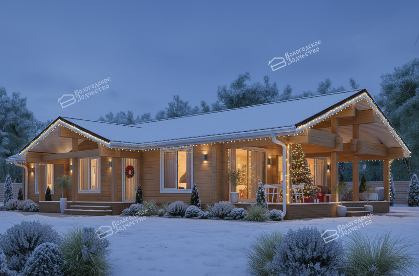 Дом из клееного бруса VZ-476