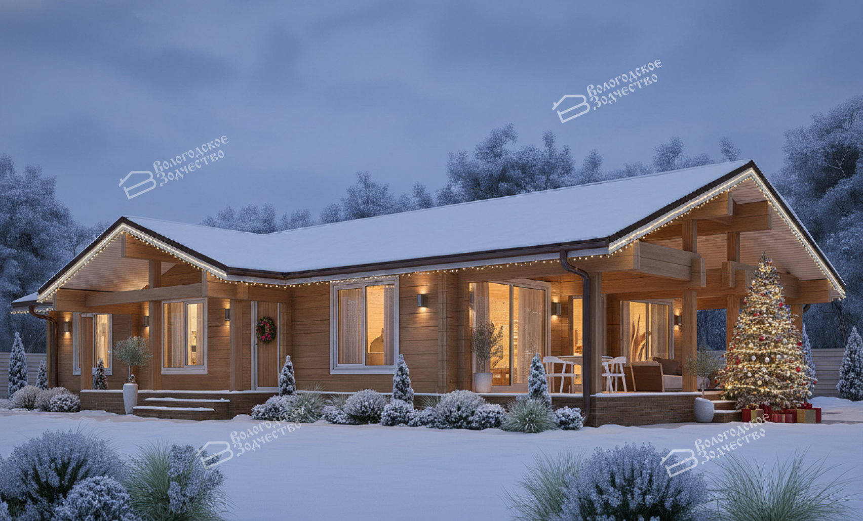 Дом из профилированного бруса VZ-476