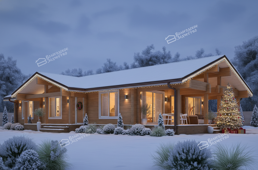 Дом из профилированного бруса VZ-476