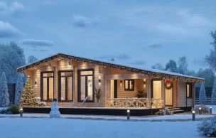 Дом из клееного бруса VZ-477