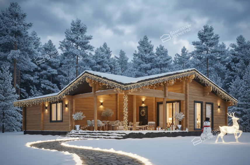 Дом из клееного бруса VZ-478