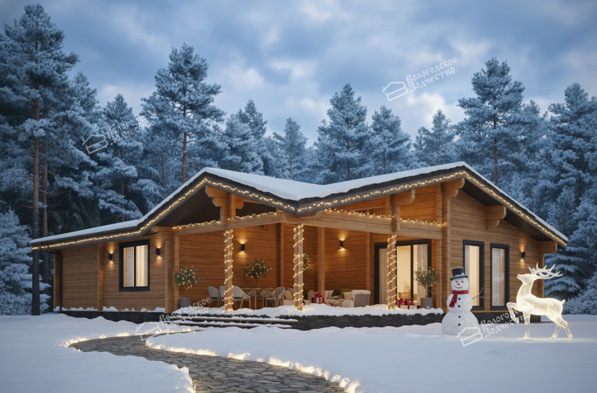 Дом из профилированного бруса VZ-478