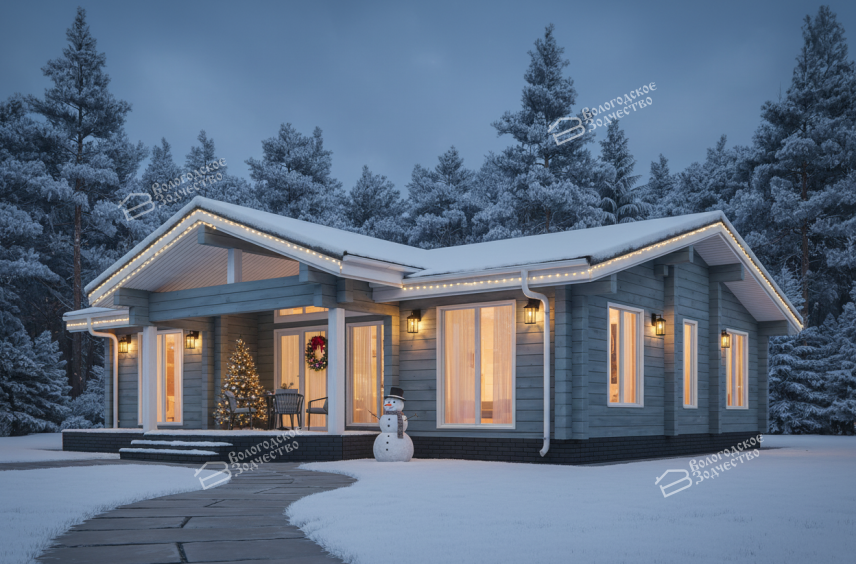 Дом из клееного бруса VZ-479