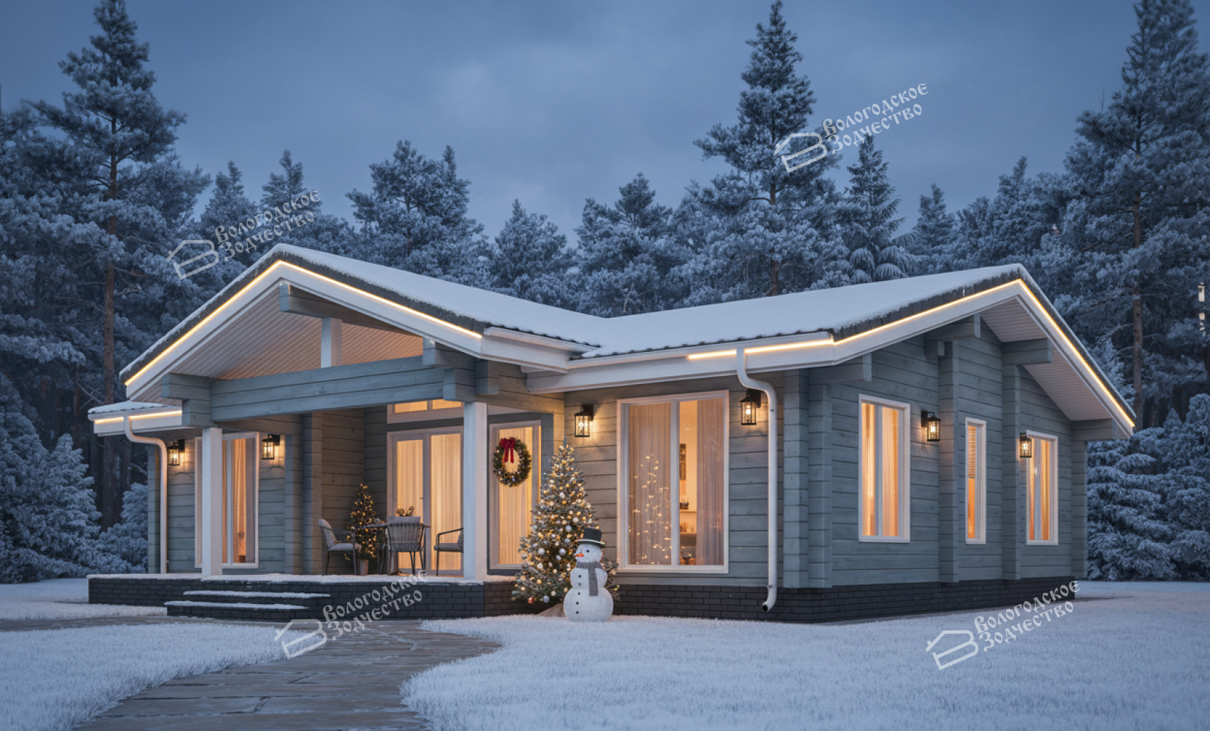 Дом из профилированного бруса VZ-479