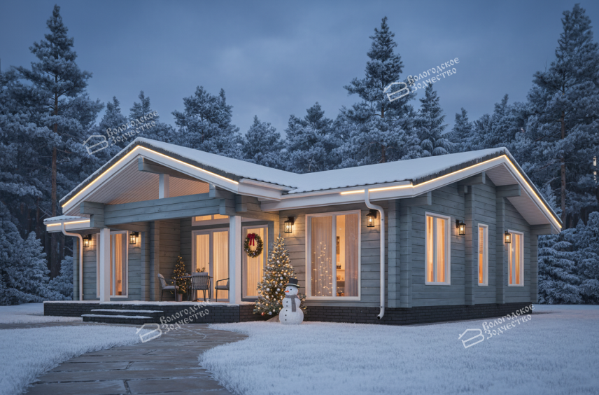 Дом из профилированного бруса VZ-479