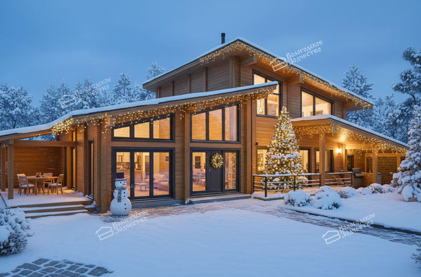 Дом из профилированного бруса VZ-491  