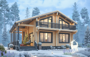 Дом из клееного бруса VZ-493